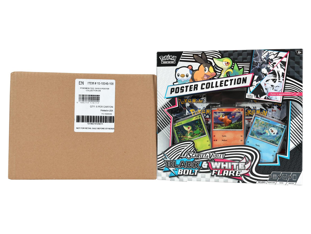 Pokemon Unova Poster Collection sealed 6-collection case