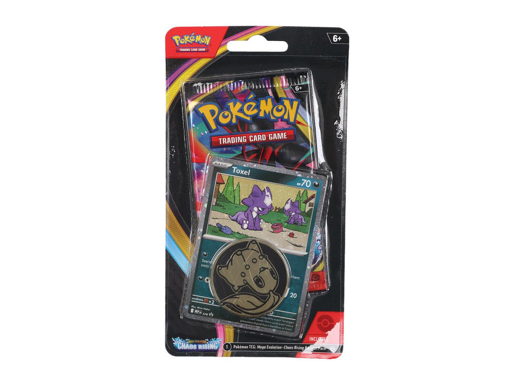 Pokemon Mega Evolution Chaos Rising Checklane Blister