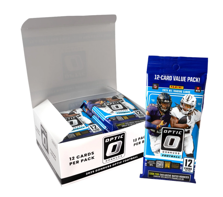 2025 Panini Donruss Optic Football Fat Pack Display Box