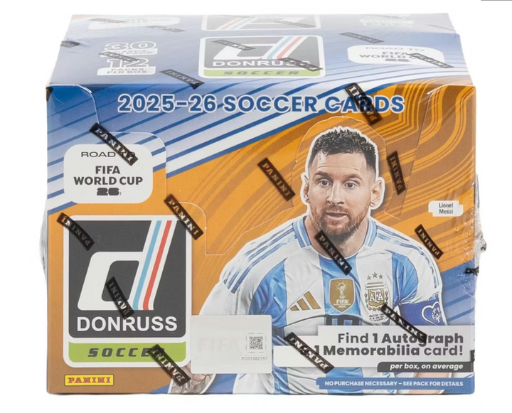 2025-26 Panini Donruss Road to FIFA World Cup Soccer Hobby Box
