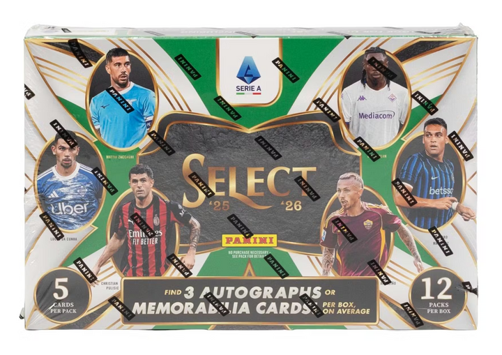 2025-26 Panini Select Serie A Soccer Hobby Box