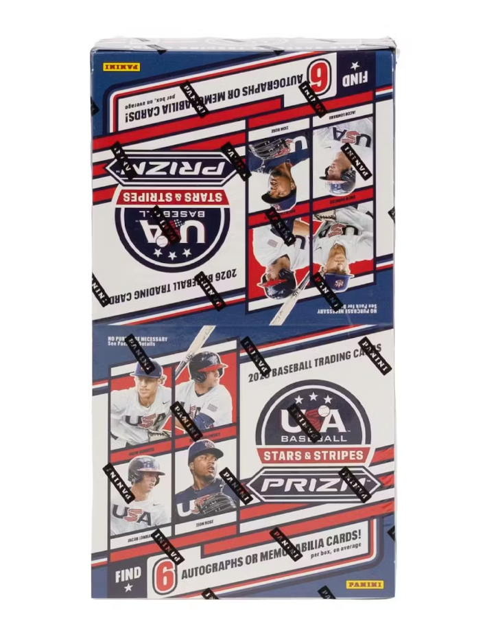 2026 Panini Prizm USA Stars & Stripes Baseball Hobby Box