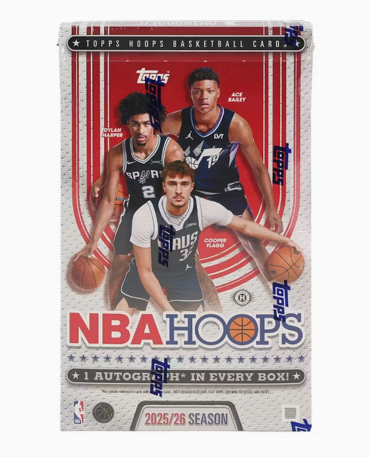 2025-26 Topps Hoops Basketball Hobby Box