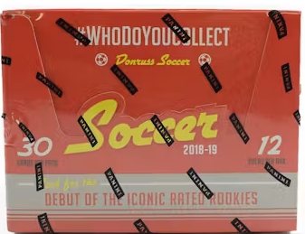 2018-19 Panini Donruss Soccer Hobby Box