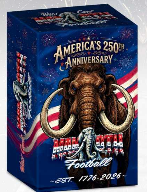 2026 Wild Card America's 250th Anniversary Mammoth Football Box
