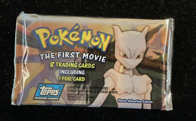1999 Topps Pokemon The First Movie Animation Edition Sealed Foil Pack