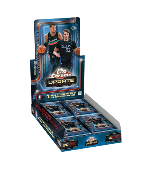 2025-26 Topps Chrome Updates Basketball Hobby Box