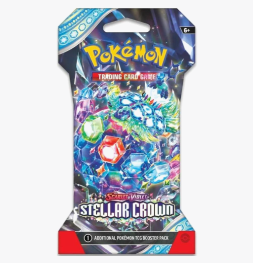 Pokemon Scarlet and Violet Stellar Crown Sleeved Booster Pack