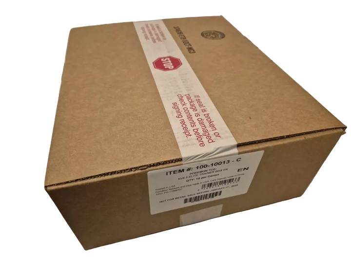 Pokemon Scarlet & Violet: Prismatic Evolutions Elite Trainer Box Case, 10 Boxes