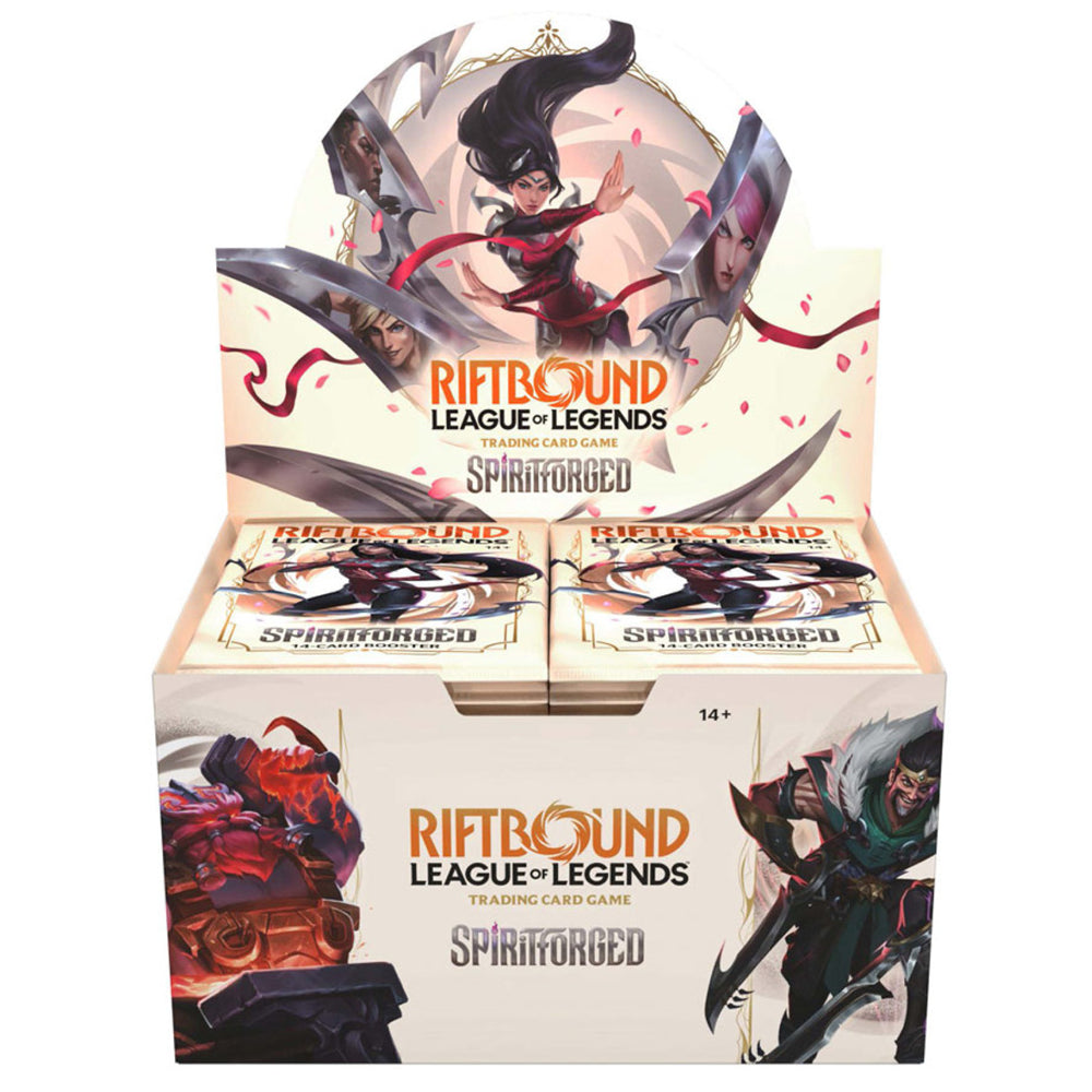 Riftbound League of Legends TCG Spiritforged Booster Display, 24 packs, sealed