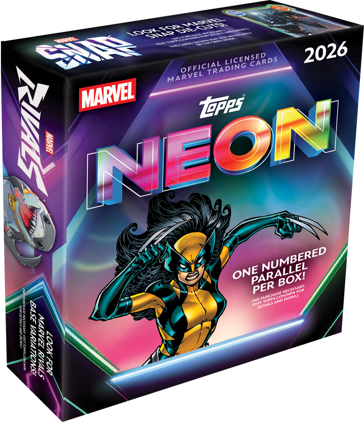 2026 Topps Marvel Neon Mega Box