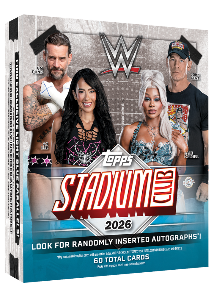 2026 Topps Stadium Club WWE Wrestling Mega Box