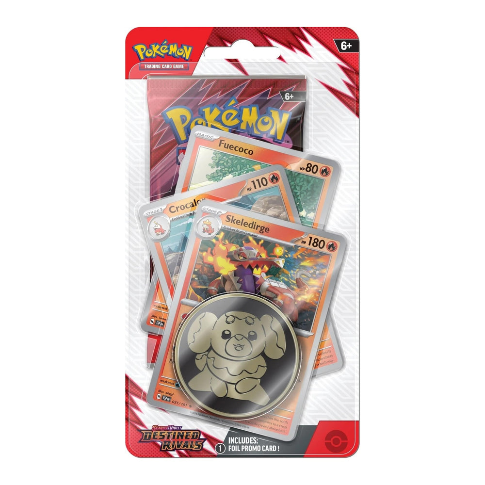Pokemon Destined Rivals Premium Checklane Blister, Skeledirge