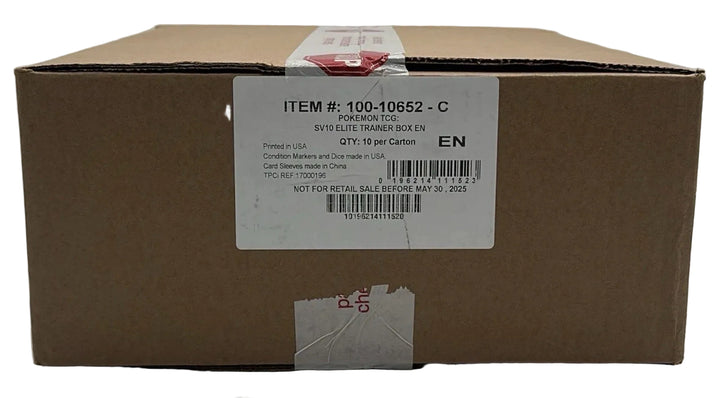 Destined Rivals Elite Trainer Box Case - sealed case carton