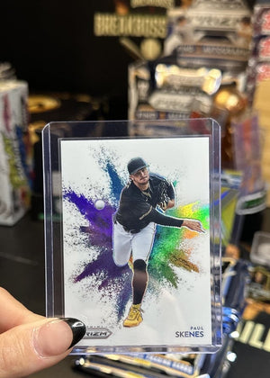 Bowman Chrome color splash rookie pulled live at Break Boss