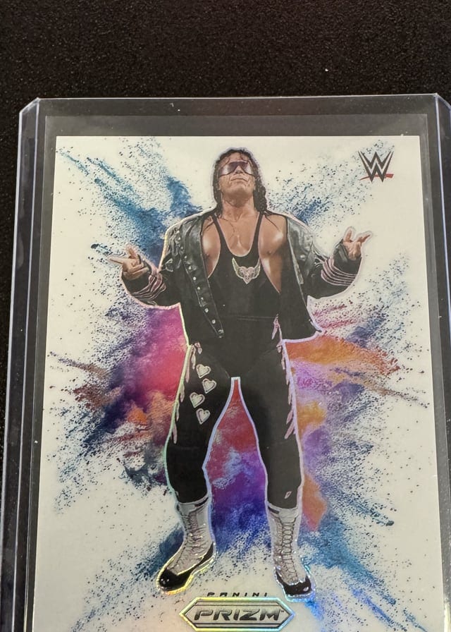 Bret Hart Panini Prizm WWE pulled live at Break Boss