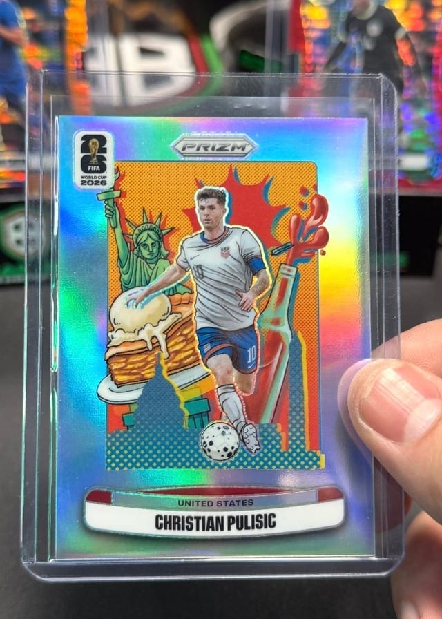 Christian Pulisic Panini Prizm pulled live at Break Boss