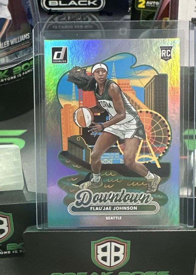 Donruss Downtown WNBA insert pulled live at Break Boss