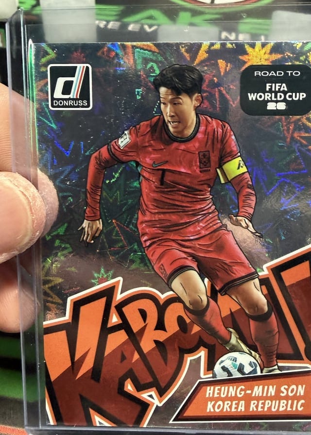 Heung-Min Son Donruss Kaboom pulled live at Break Boss