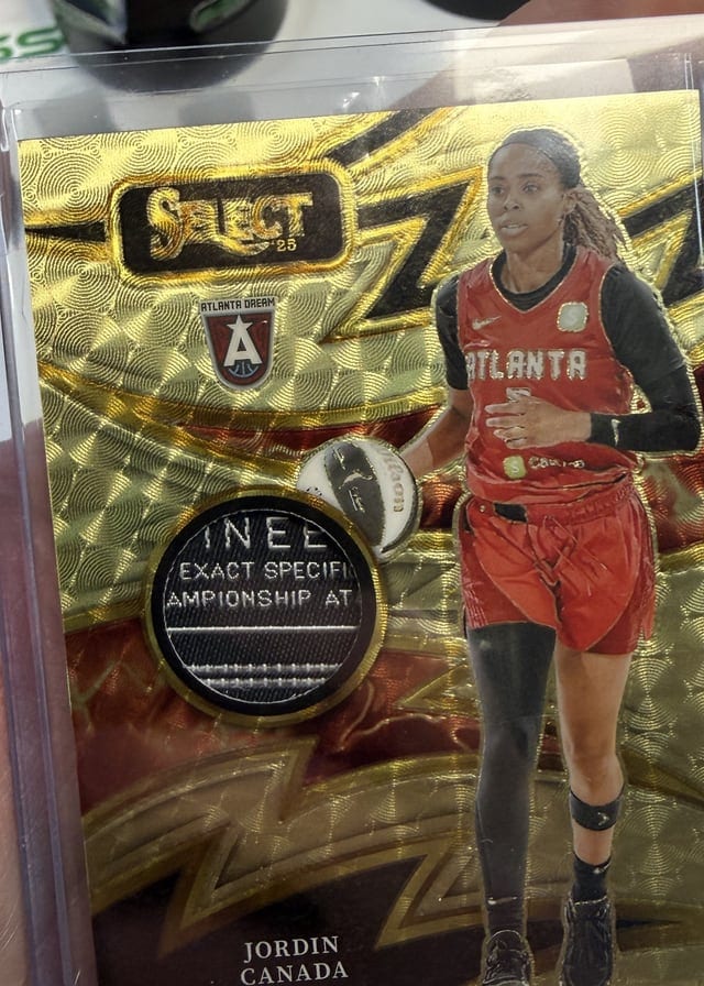 Jordin Canada Select WNBA autograph pulled live at Break Boss