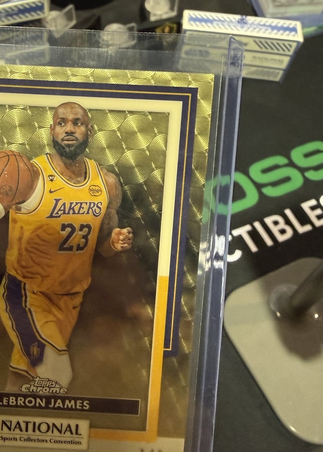 LeBron James Topps National Convention pulled live at Break Boss