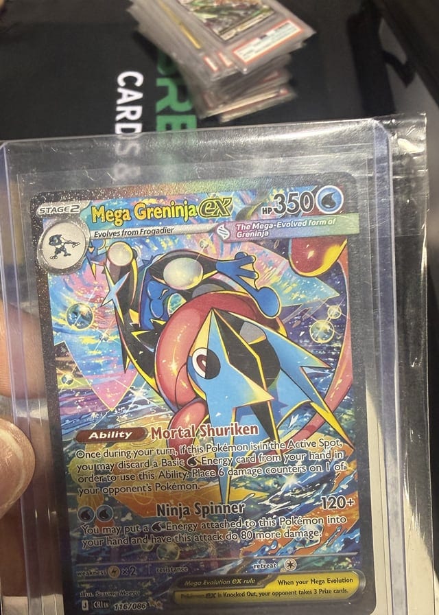 Pokemon Mega Evolution ex card pulled live at Break Boss