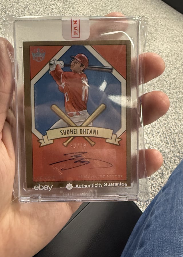 Shohei Ohtani autograph card pulled live at Break Boss