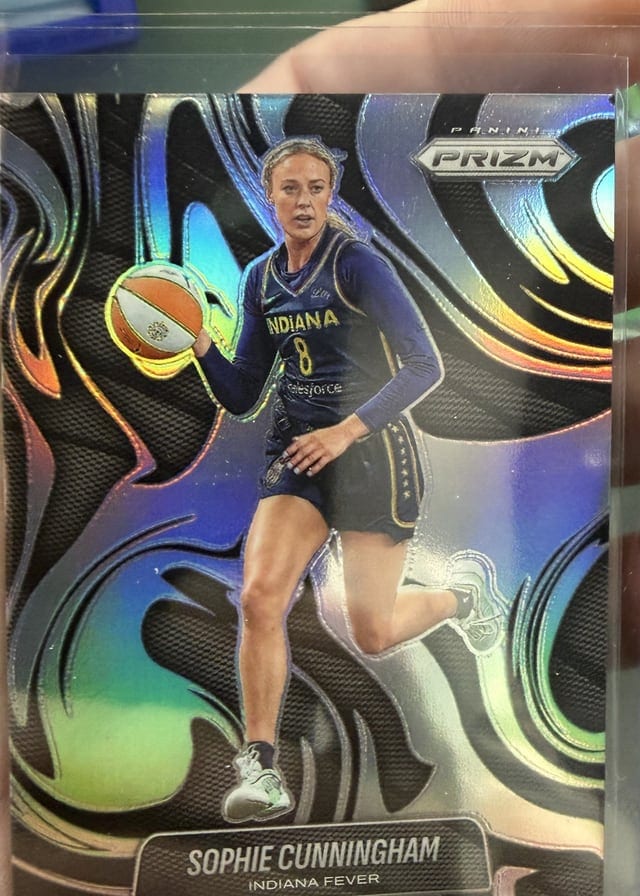 Sophie Cunningham Panini Prizm WNBA pulled live at Break Boss