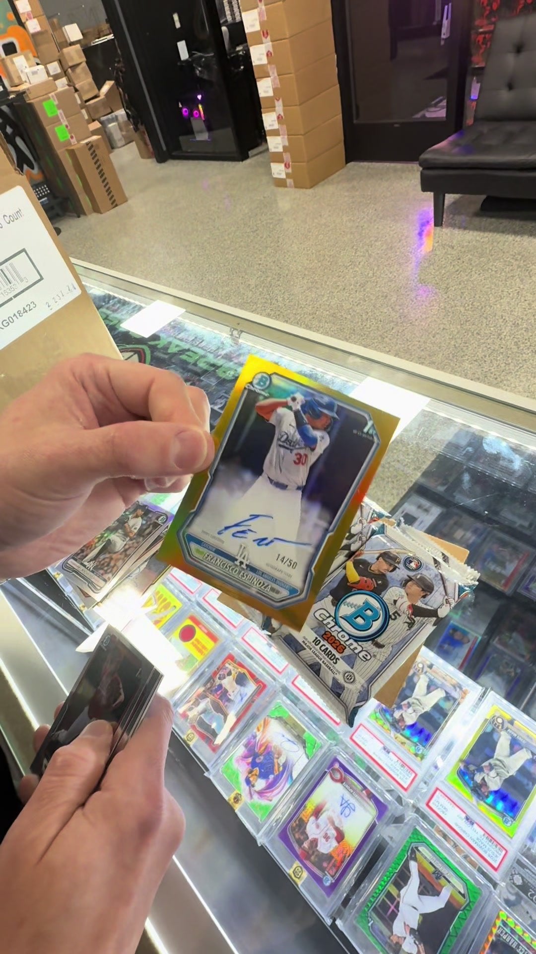 Took down a box of 2026 Bowman Chrome Baseball Hobby. How did I do?
